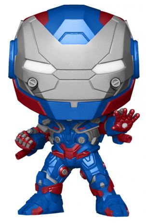 Figurine Funko Pop Avengers : Endgame [Marvel] #868 Iron Patriot - Métallique