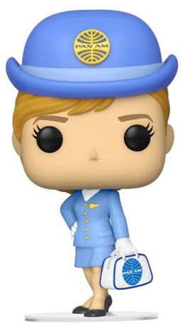 Figurine Funko Pop Icônes de Pub #142 Hôtesse de l'air avec sac blanc - Pan Am