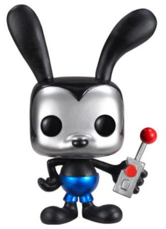 Figurine Funko Pop Mickey Mouse [Disney] #65 Oswald le lapin chanceux - Métallique