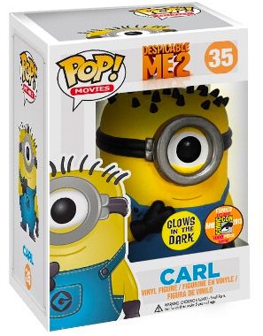 Figurine Funko Pop Moi, Moche et Méchant #35 Carl - Glow in the Dark