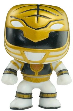 Figurine Funko Pop Power Rangers #22 Ranger Blanc - Glow in the Dark