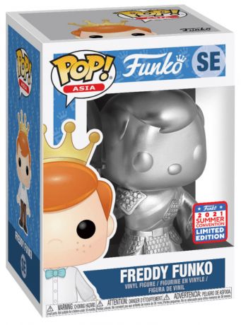 Figurine Funko Pop Freddy Funko Freddy Funko argent