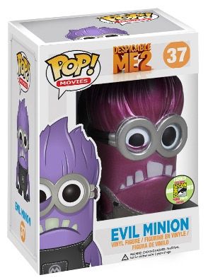 Figurine Funko Pop Moi, Moche et Méchant #37 Démoniaque - Métallique 