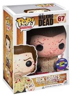 Figurine Funko Pop The Walking Dead #67 Rick Grimes - Sang