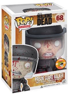 Figurine Funko Pop The Walking Dead #68 Prison Guard Walker - Sang