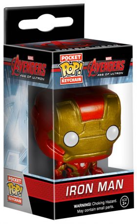 Figurine Funko Pop Avengers : L'Ère d'Ultron [Marvel] Iron Man - Porte-clés