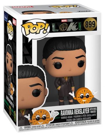 Figurine Funko Pop Loki #899 Ravonna Renslayer avec Miss Minutes