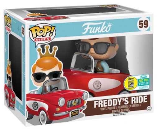 Figurine Funko Pop Freddy Funko #59 Freddy en Voiture rouge