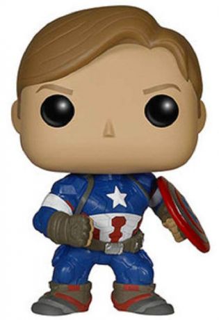 Figurine Funko Pop Avengers : L'Ère d'Ultron [Marvel] #92 Captain America - Sans Casque