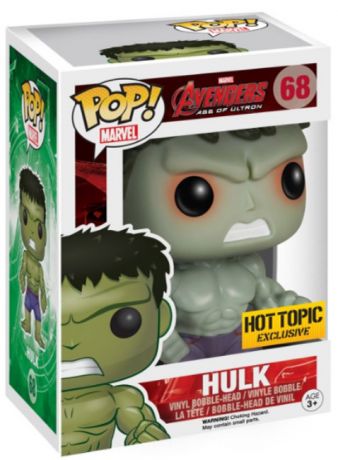 Figurine Funko Pop Avengers : L'Ère d'Ultron [Marvel] #68 Hulk - Sauvage