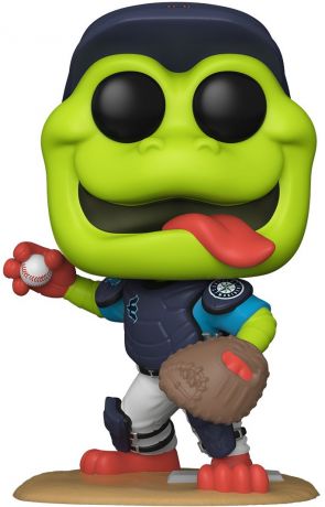 Figurine Funko Pop MLB : Ligue Majeure de Baseball #10 Webbly attrapeur - Aquasox