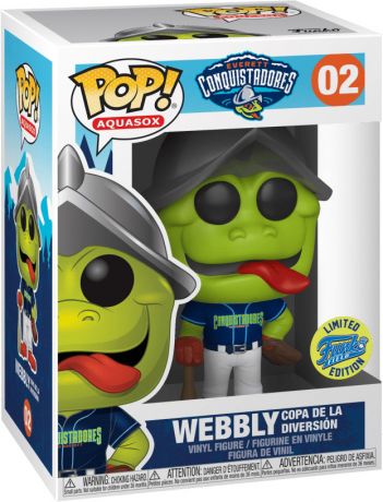 Figurine Funko Pop MLB : Ligue Majeure de Baseball #02 Webbly Copa de la Diversion - Aquasox