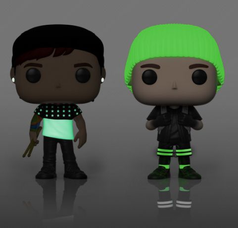 Figurine Funko Pop Twenty One Pilots Josh et Tyler Glow in the Dark - Pack 2