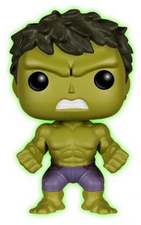 Figurine Funko Pop Avengers : L'Ère d'Ultron [Marvel] #68 Hulk - Brille dans le Noir