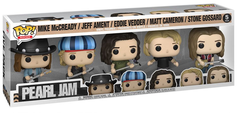 Figurine Funko Pop Pearl Jam Pearl Jam - Pack 5