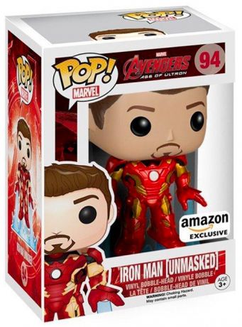 Figurine Funko Pop Avengers : L'Ère d'Ultron [Marvel] #94 Iron Man - Sans Casque