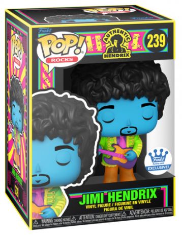 Figurine Funko Pop Jimi Hendrix #239 Jimi Hendrix - Black Light
