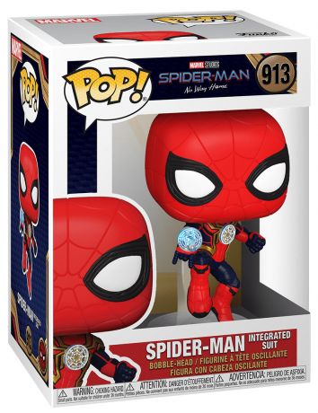 Figurine Funko Pop Spider-Man: No Way Home #913 Spider-Man costume intégré