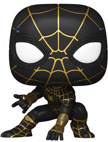 Figurine Funko Pop Spider-Man: No Way Home #911 Spider-Man costume noir et or 