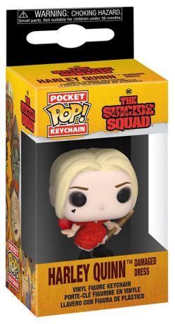 Figurine Funko Pop The Suicide Squad [DC] Harley Quinn en robe - Porte clés