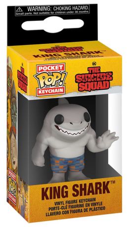 Figurine Funko Pop The Suicide Squad King Shark - Porte clés
