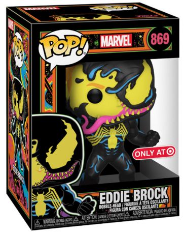 Figurine Funko Pop Marvel Comics #869 Eddie Brock Venom - Black Light