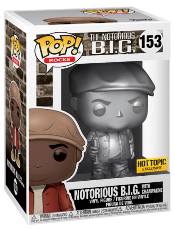 Figurine Funko Pop Notorious B.I.G #153 Notorious B.I.G - Argent