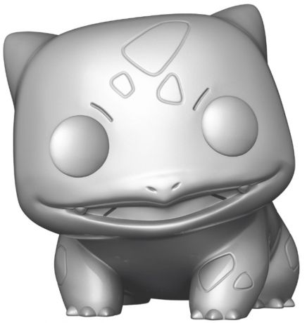 Figurine Funko Pop Pokémon #454 Bulbizarre Argent - 25 cm