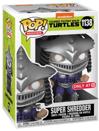 Figurine Funko Pop Tortues Ninja #1138 Super Shredder - Métallique