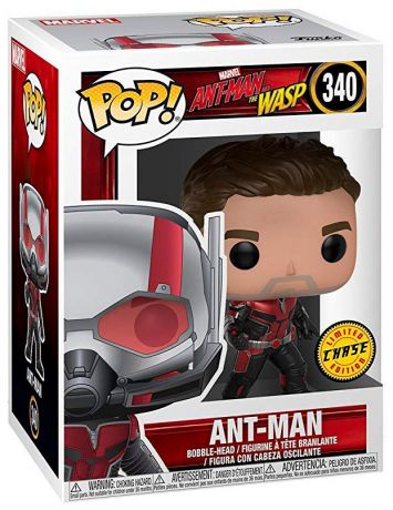 Figurine Funko Pop Ant-Man et la Guêpe [Marvel] #340 Ant-Man - Sans Casque [Chase]