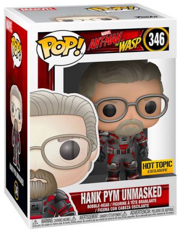 Figurine Funko Pop Ant-Man et la Guêpe [Marvel] #346 Hank Pym - Sans Casque