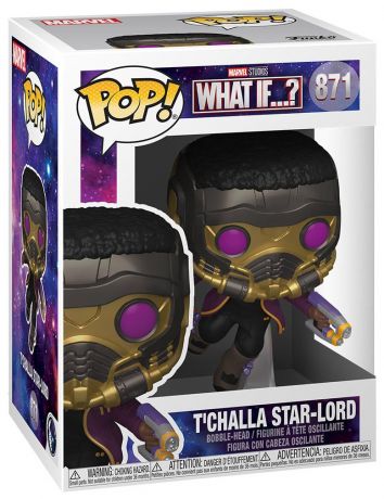 Figurine Funko Pop Marvel What If...? #871 T'challa Star-Lord