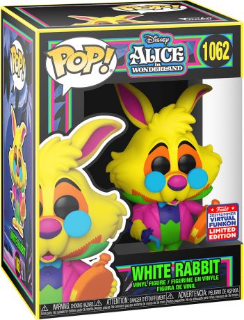 Figurine Funko Pop Alice au Pays des Merveilles [Disney] #1062 Lapin Blanc - Black Light