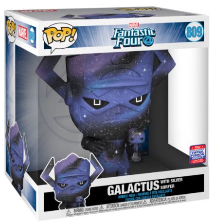 Figurine Funko Pop Les 4 Fantastiques [Marvel] #809 Galactus avec le Surfeur d'argent