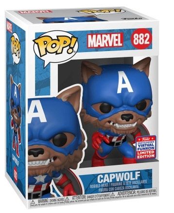 Figurine Funko Pop Marvel Comics #882 CapWolf