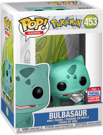 Figurine Funko Pop Pokémon #453 Bulbizarre - Diamant 
