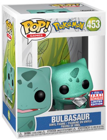 Figurine Funko Pop Pokémon #453 Bulbizarre - Diamant 