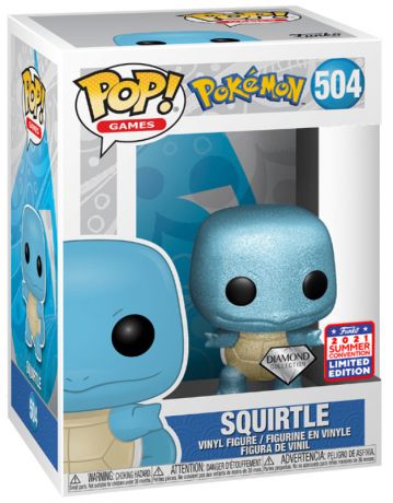 Figurine Funko Pop Pokémon #504 Carapuce - Diamant