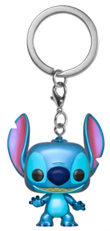Figurine Funko Pop Lilo et Stitch [Disney] Stitch Métallique - Porte clés
