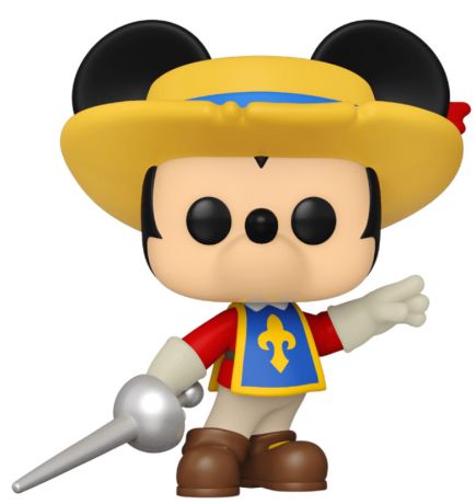 Figurine Funko Pop Mickey, Donald, Dingo : Les Trois Mousquetaires #1042 Mickey Mouse