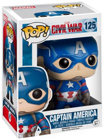 Figurine Funko Pop Captain America : Civil War [Marvel] #125 Captain America