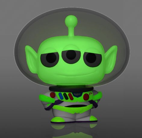 Figurine Funko Pop Alien Remix [Disney] #749 Alien (Buzz l'Eclair) - Glow in the Dark