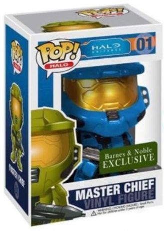 Figurine Funko Pop Halo #01 Master Chief Bleu 