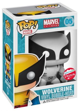 Figurine Funko Pop Marvel Comics #05 Wolverine Noir et Blanc