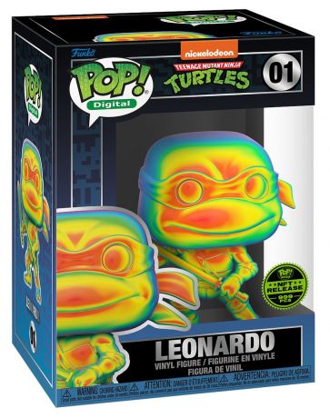 Figurine Funko Pop Tortues Ninja #01 Leonardo - Digital Pop