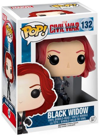 Figurine Funko Pop Captain America : Civil War [Marvel] #132 Black Widow