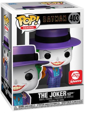 Figurine Funko Pop DC Super-Héros #403 Le Joker - Métallique 