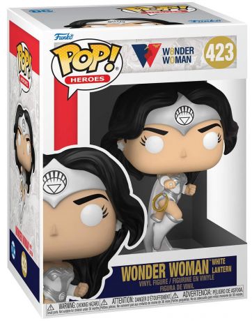 Figurine Funko Pop Wonder Woman 80 ans #423 Wonder Woman - White Lantern