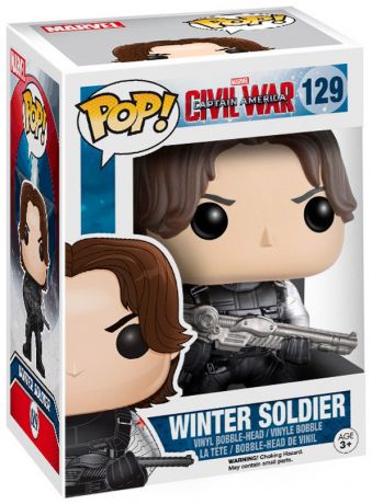 Figurine Funko Pop Captain America : Civil War [Marvel] #129 Soldat de l'Hiver