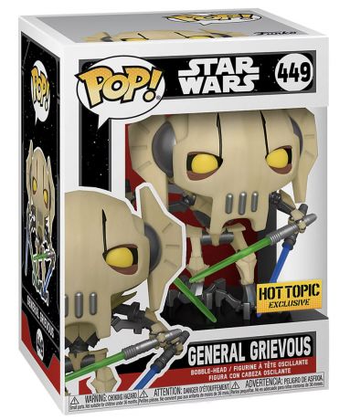 Figurine Funko Pop Star Wars 3 : La Revanche des Sith #449 General Grievous 4 Sabres 